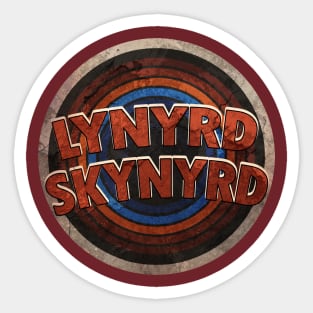 lynyrd art drawing Sticker